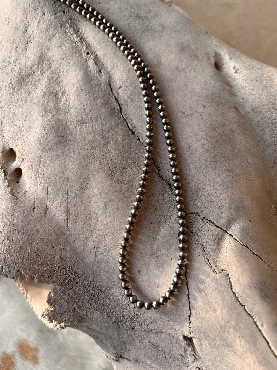 4mm Navajo Pearl Necklace